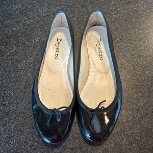 Repetto Black Cendrillon Ballerinas Size 8.5
